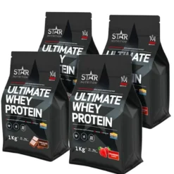 Mix&Match: 4 x Ultimate Whey Myseprotein 1 kg