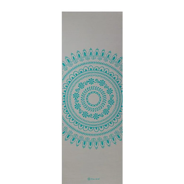 6mm Yoga Mat Teal Marrakesh Longer/Wider