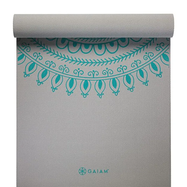 6mm Yoga Mat Teal Marrakesh Longer/Wider