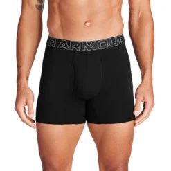 M UA Perf Cotton 6in, Black
