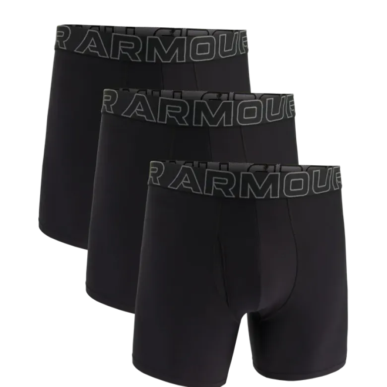 M UA Perf Tech 6in, Black