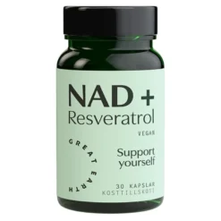 NAD+ Resveratrol 30 kapsler