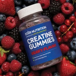 NEW Star Nutrition Creatine Gummies 75 gummies Berries