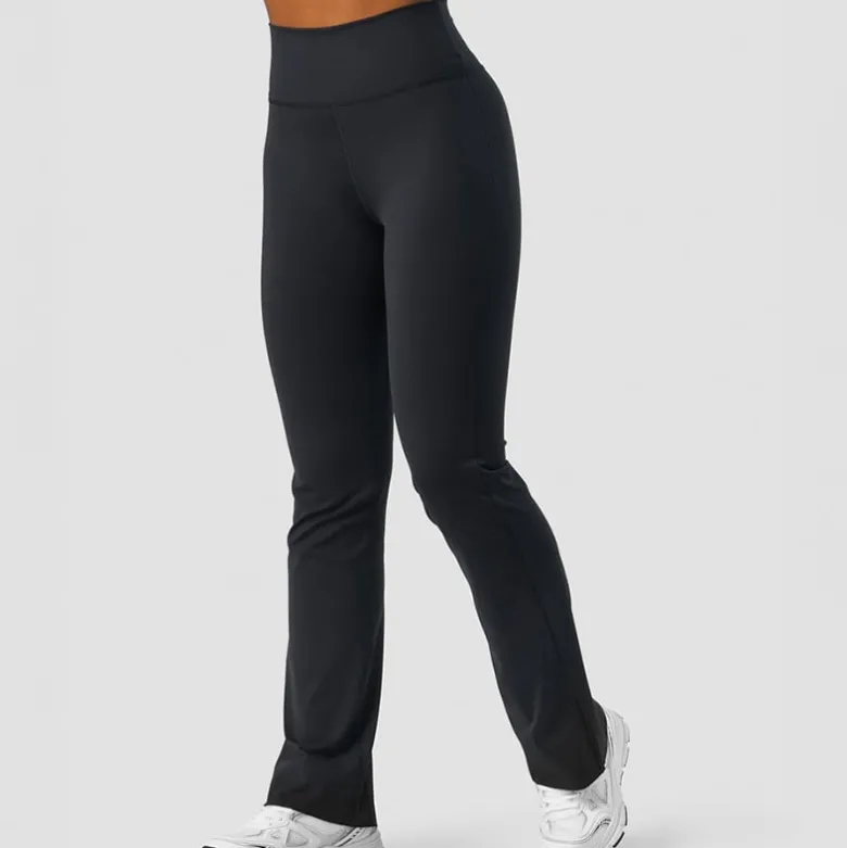 Nimble Flared Tights, Black