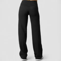 Nimble Straight Leg Pants, Black
