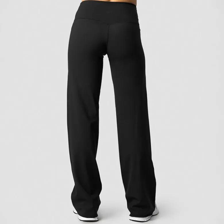 Nimble Straight Leg Pants, Black