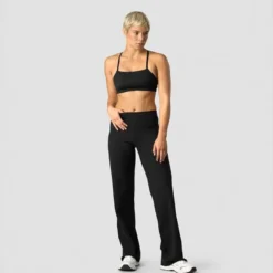 Nimble Straight Leg Pants, Black