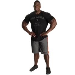 No1 Mesh Shorts, Black/Flame