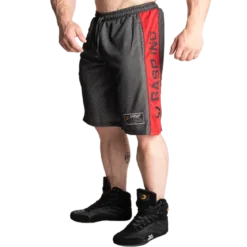 No1 Mesh Shorts, Black/Red