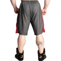 No1 Mesh Shorts, Black/Red