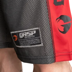 No1 Mesh Shorts, Black/Red