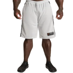 No1 Mesh Shorts, White/Black