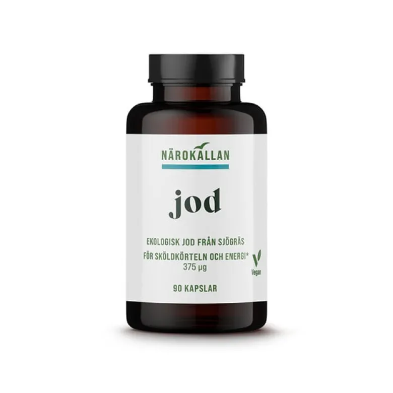 Närokällan Jod Ekologisk 90 kapslar
