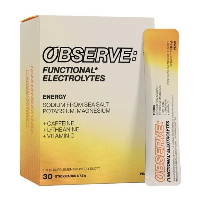 OBSERVE: ENERGY Peach, 30 Stick Packs