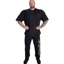 Old School Baggy Mesh Pants, Black