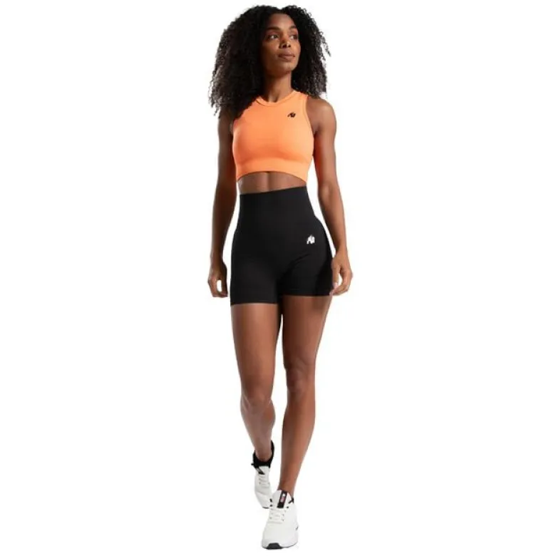 Olivia Seamless Shorts, Black