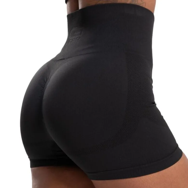 Olivia Seamless Shorts, Black