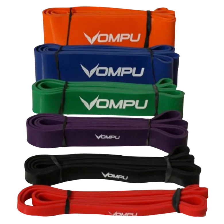 OMPU Extreme Fitness Band, Red, 200cm x 13mm
