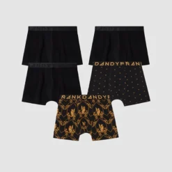 5-Pack Gold fever boxer, Black