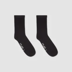 3-Pack Ribbed Sock, Black