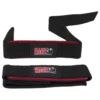 Padded Lifting Straps, Black/Red