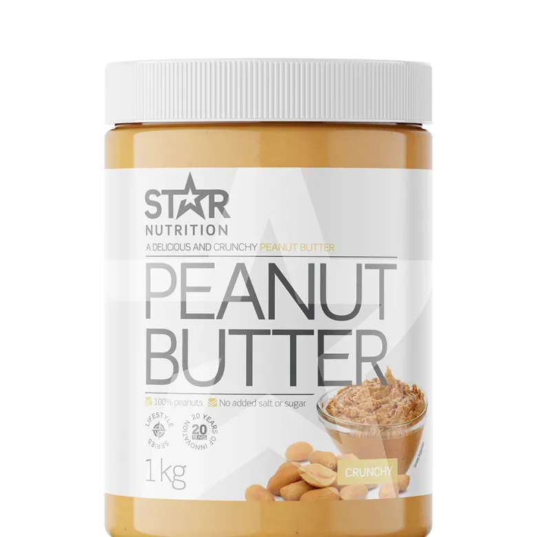 Peanøttsmør Crunchy, 1 kg