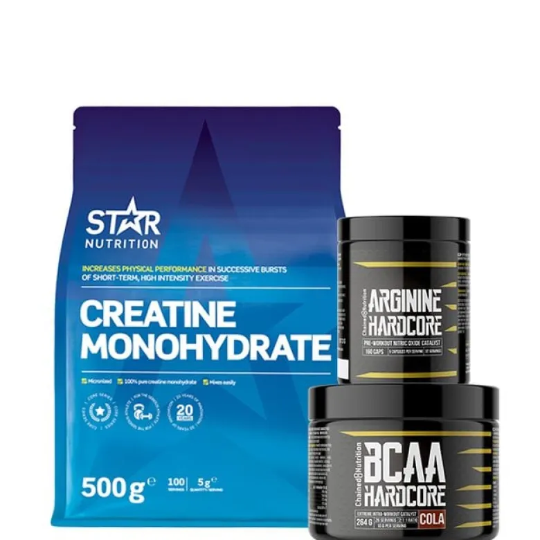 Performance Pakke: Kreatin + BCAA + Arginin