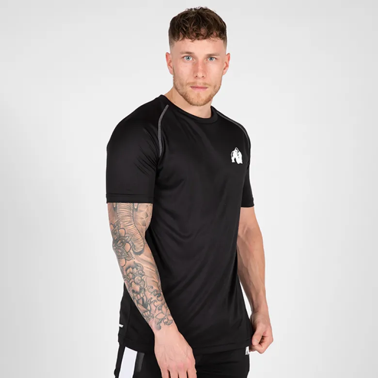 Performance T-Shirt, Black/Grey