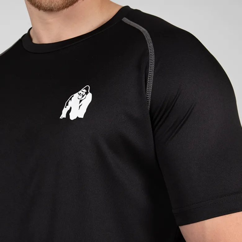 Performance T-Shirt, Black/Grey