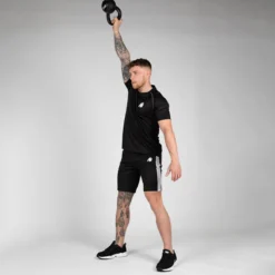 Performance T-Shirt, Black/Grey
