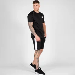 Performance T-Shirt, Black/Grey