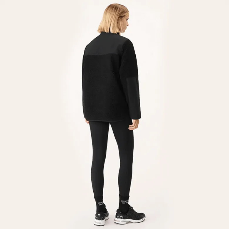 Phoebe Pile Jacket, Black