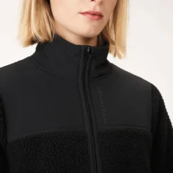 Phoebe Pile Jacket, Black
