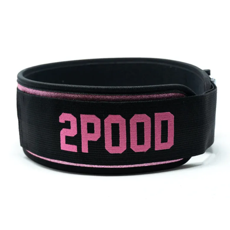2Pood Bubblegum 4 Weightlifting Belt Pink