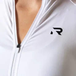Prime Zip Longsleeve, Vit