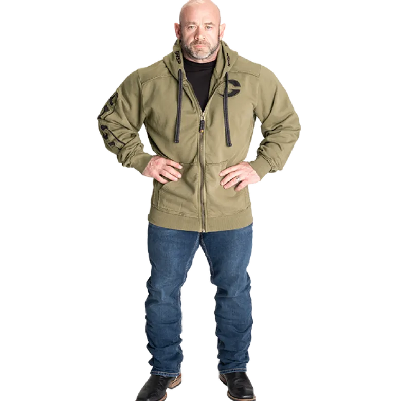 Pro Gym Hoodie, Acid Washed Green