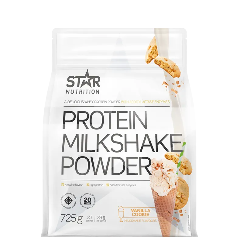 Protein Milkshake Powder, 725 g, Vanilla Cookie