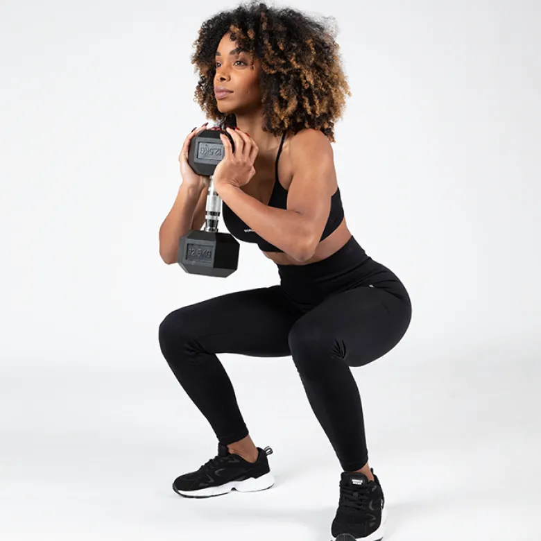 Quincy Seamless Leggings, Black