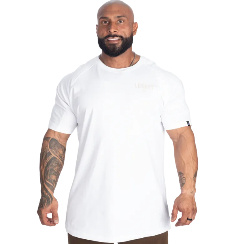 1982 Raglan Clsc Tee, White/Desert