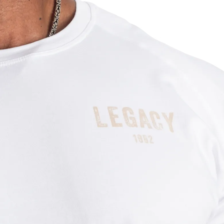 1982 Raglan Clsc Tee, White/Desert