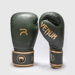 Rajadamnern x Venum Boxing Gloves Military Green, 10oz