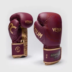 Rajadamnern x Venum Boxing Gloves Burgundy, 10oz