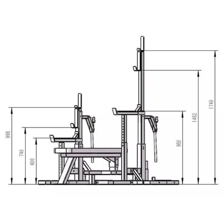 Recoil Robins Combo Rack Svart