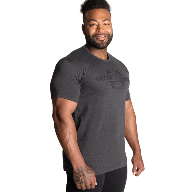 Recruit Tee, Dark Grey Melange