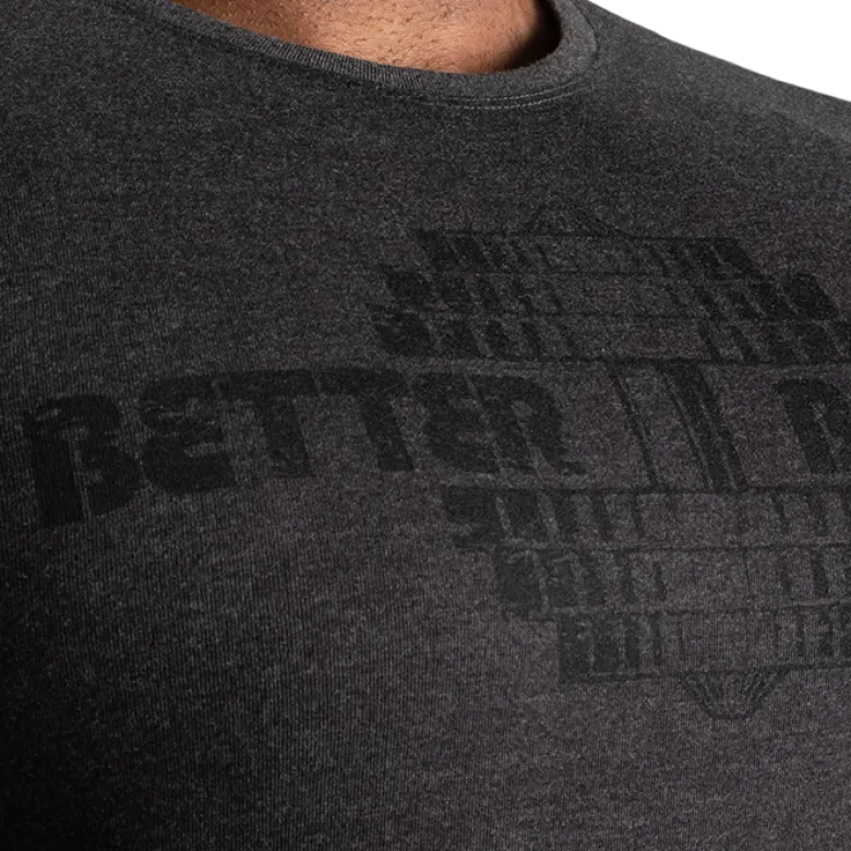 Recruit Tee, Dark Grey Melange
