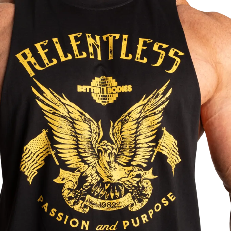 Relentless Cut Out T, Black/Yellow