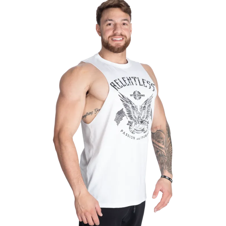 Relentless Cut Out T, White