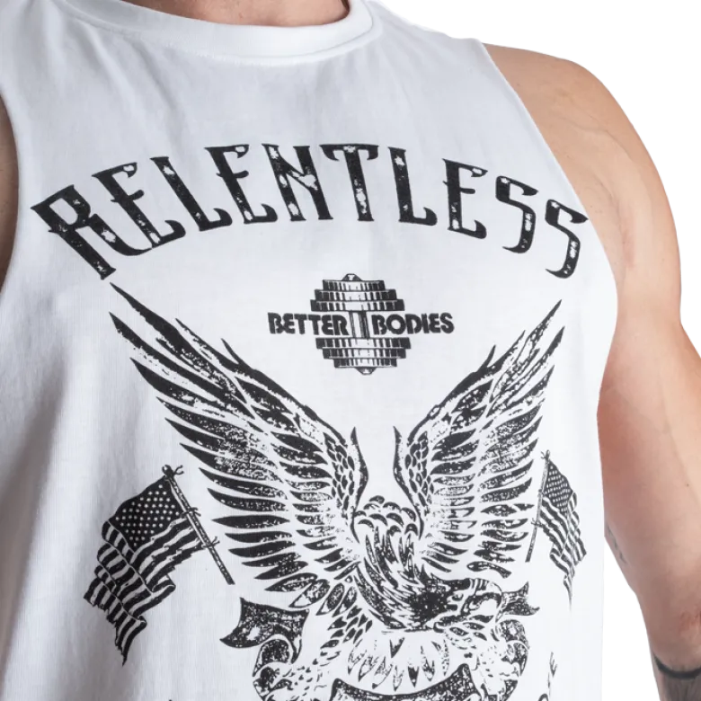 Relentless Cut Out T, White