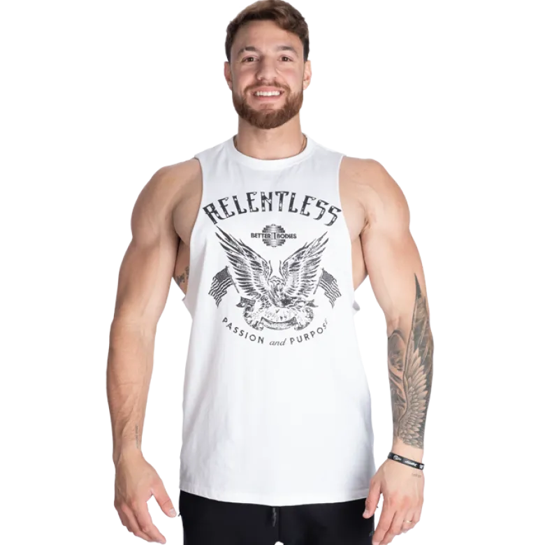 Relentless Cut Out T, White