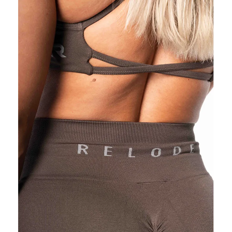 Relode Prime Scrunch Shorts, Brun